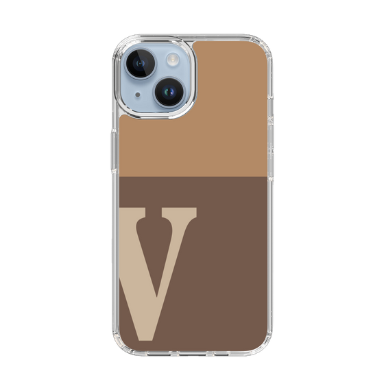 Slim Protection Case［ Original - initial two tone - V brown ］