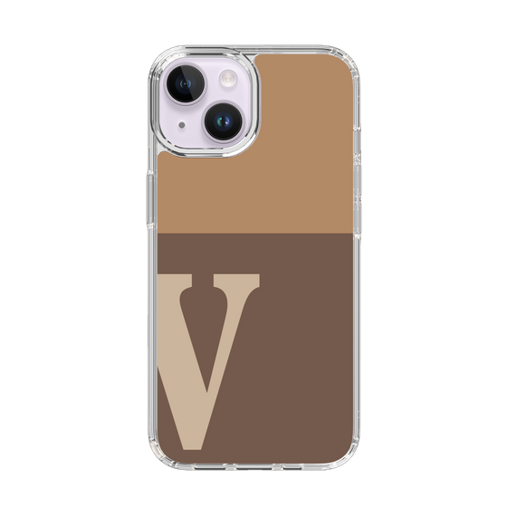 Slim Protection Case［ Original - initial two tone - V brown ］