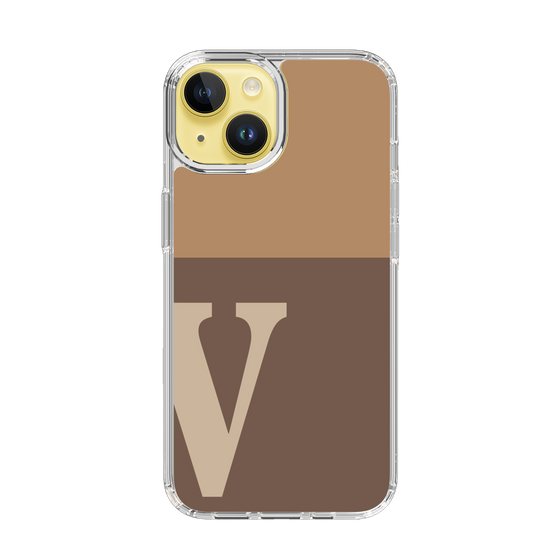 Slim Protection Case［ Original - initial two tone - V brown ］