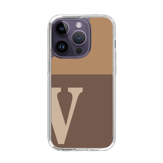 Slim Protection Case［ Original - initial two tone - V brown ］