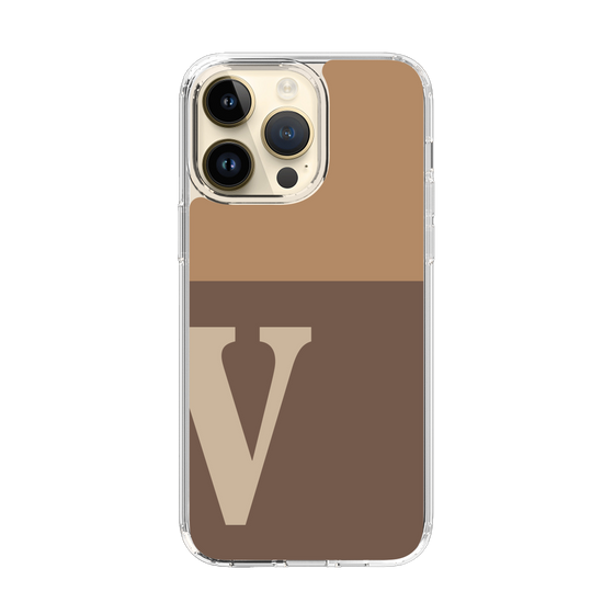 Slim Protection Case［ Original - initial two tone - V brown ］