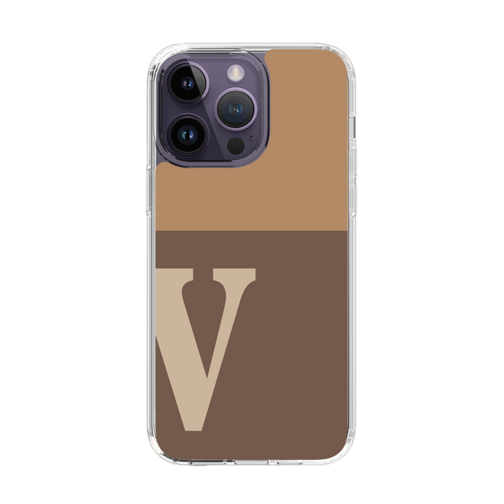 Slim Protection Case［ Original - initial two tone - V brown ］