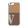 Slim Protection Case［ Original - initial two tone - V brown ］
