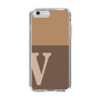Slim Protection Case［ Original - initial two tone - V brown ］