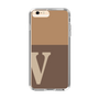 Slim Protection Case［ Original - initial two tone - V brown ］