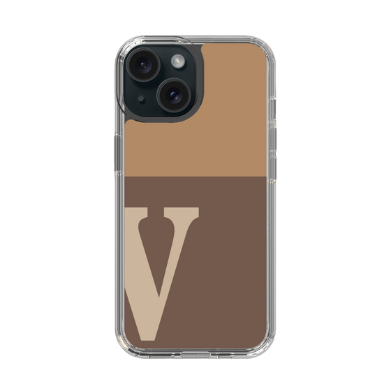 Slim Protection Case［ Original - initial two tone - V brown ］