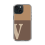 Slim Protection Case［ Original - initial two tone - V brown ］