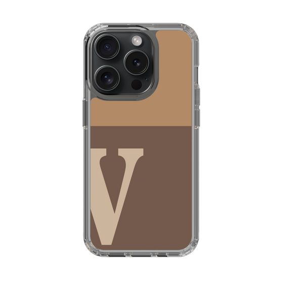 Slim Protection Case［ Original - initial two tone - V brown ］