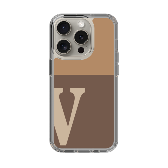 Slim Protection Case［ Original - initial two tone - V brown ］
