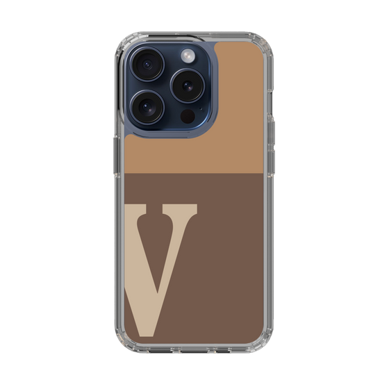 Slim Protection Case［ Original - initial two tone - V brown ］