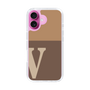Slim Protection Case［ オリジナル - initial two tone - V brown ］