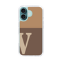 Slim Protection Case［ オリジナル - initial two tone - V brown ］