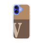 Slim Protection Case［ オリジナル - initial two tone - V brown ］