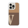 Slim Protection Case［ オリジナル - initial two tone - V brown ］