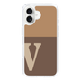 Slim Protection Case［ オリジナル - initial two tone - V brown ］