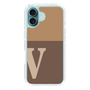 Slim Protection Case［ オリジナル - initial two tone - V brown ］