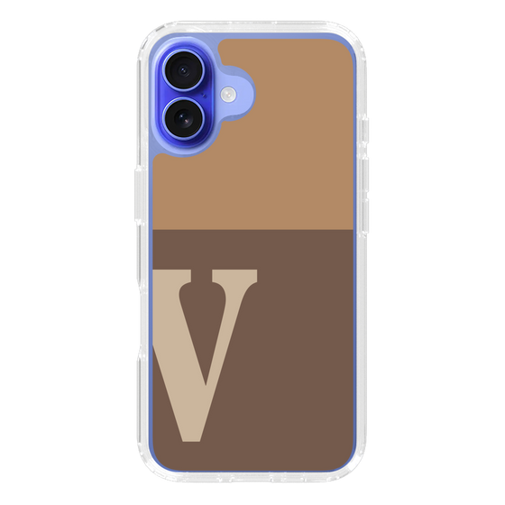 Slim Protection Case［ オリジナル - initial two tone - V brown ］