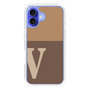 Slim Protection Case［ オリジナル - initial two tone - V brown ］