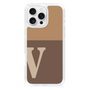 Slim Protection Case［ オリジナル - initial two tone - V brown ］