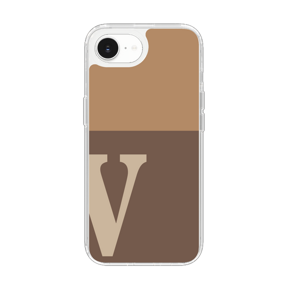 Slim Protection Case［ Original - initial two tone - V brown ］