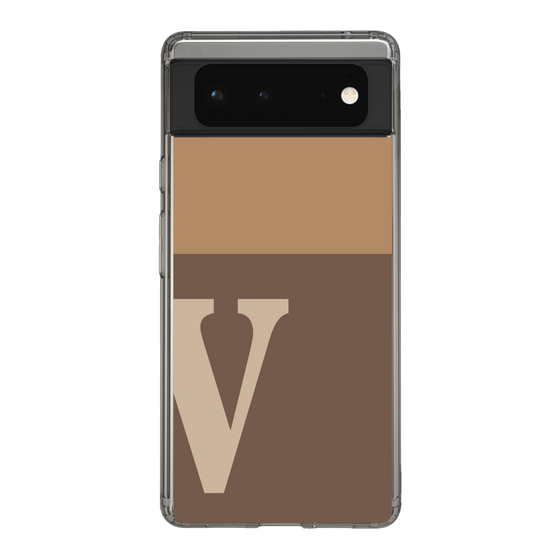Slim Protection Case［ Original - initial two tone - V brown ］