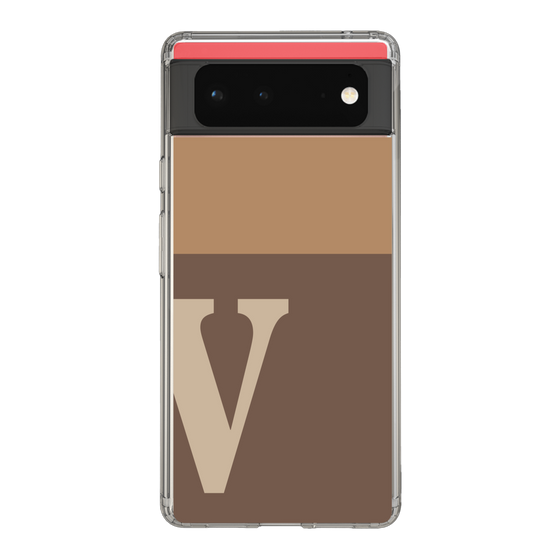 Slim Protection Case［ Original - initial two tone - V brown ］