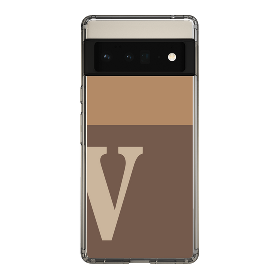 Slim Protection Case［ Original - initial two tone - V brown ］