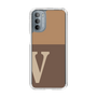 Slim Protection Case［ Original - initial two tone - V brown ］