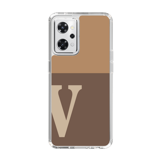 Slim Protection Case［ オリジナル - initial two tone - V brown ］