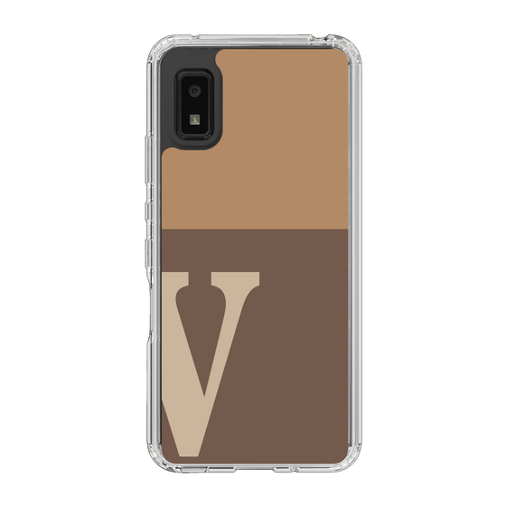 Slim Protection Case［ Original - initial two tone - V brown ］