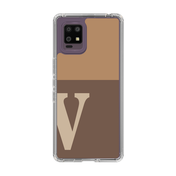 Slim Protection Case［ Original - initial two tone - V brown ］