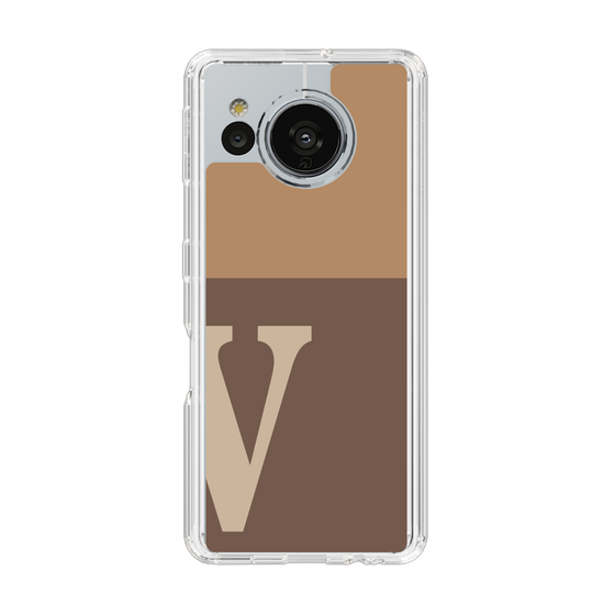 Slim Protection Case［ Original - initial two tone - V brown ］