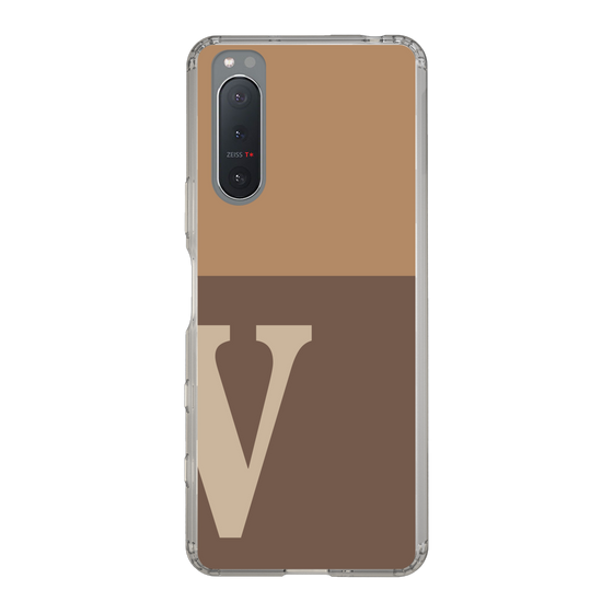 Slim Protection Case［ Original - initial two tone - V brown ］