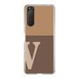 Slim Protection Case［ Original - initial two tone - V brown ］
