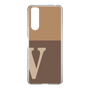 Slim Protection Case［ Original - initial two tone - V brown ］