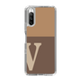 Slim Protection Case［ Original - initial two tone - V brown ］