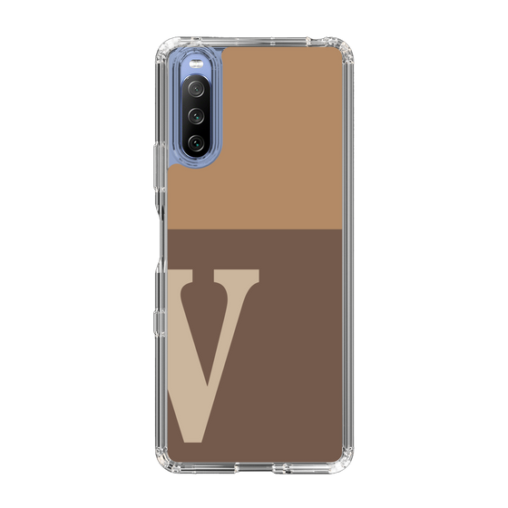 Slim Protection Case［ Original - initial two tone - V brown ］
