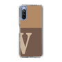 Slim Protection Case［ Original - initial two tone - V brown ］