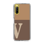 Slim Protection Case［ Original - initial two tone - V brown ］
