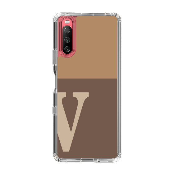 Slim Protection Case［ Original - initial two tone - V brown ］