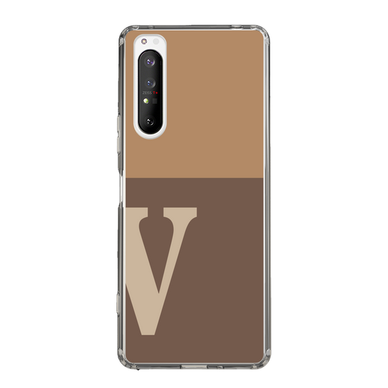 Slim Protection Case［ Original - initial two tone - V brown ］