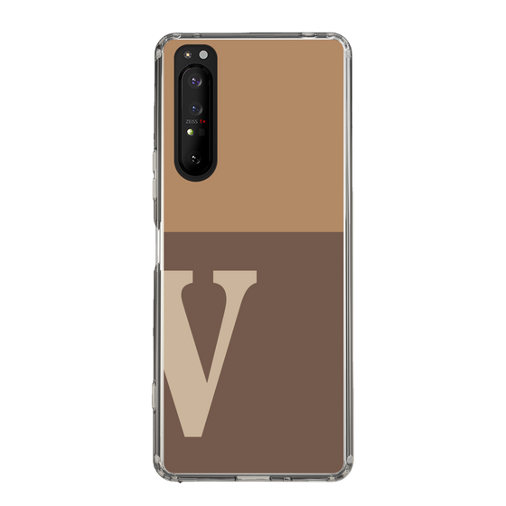 Slim Protection Case［ Original - initial two tone - V brown ］