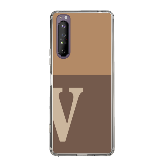 Slim Protection Case［ Original - initial two tone - V brown ］