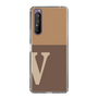 Slim Protection Case［ Original - initial two tone - V brown ］