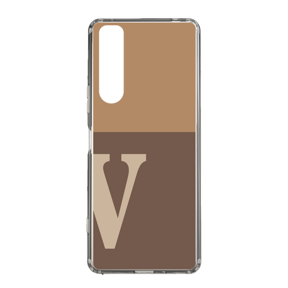 Slim Protection Case［ Original - initial two tone - V brown ］