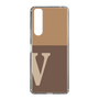 Slim Protection Case［ Original - initial two tone - V brown ］