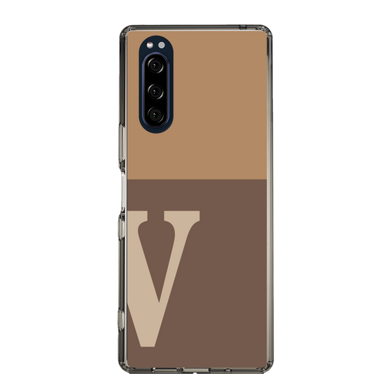 Slim Protection Case［ Original - initial two tone - V brown ］