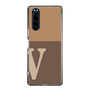 Slim Protection Case［ Original - initial two tone - V brown ］