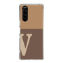 Slim Protection Case［ Original - initial two tone - V brown ］