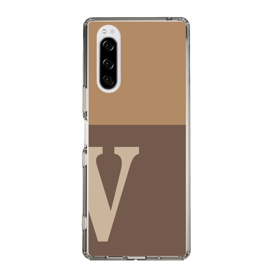 Slim Protection Case［ Original - initial two tone - V brown ］